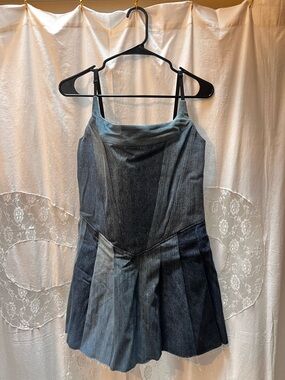 EB Denim Polka Dress